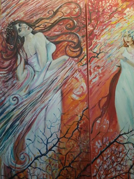 40x60cm  Pejzaż &ndash; olej